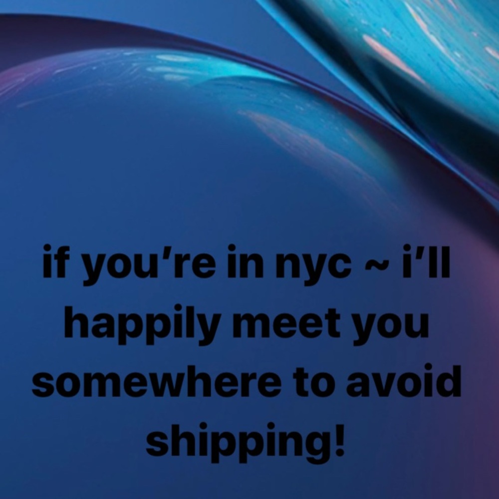 Avoid shipping with a meetup!
